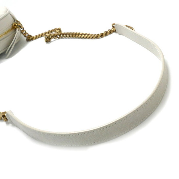 SAINT LAURENT Vinyl Shoulder Bag White 610436 Women's - Picture 6 of 6